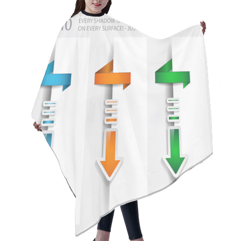 Personality  Download Banner With TRANSPARENT Shadows Hair Cutting Cape