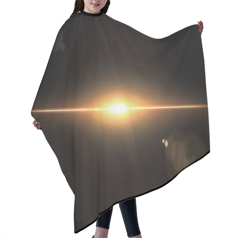 Personality  Golden Big Bang, Suitable For Space Concept, Advertisement , And Other Hair Cutting Cape