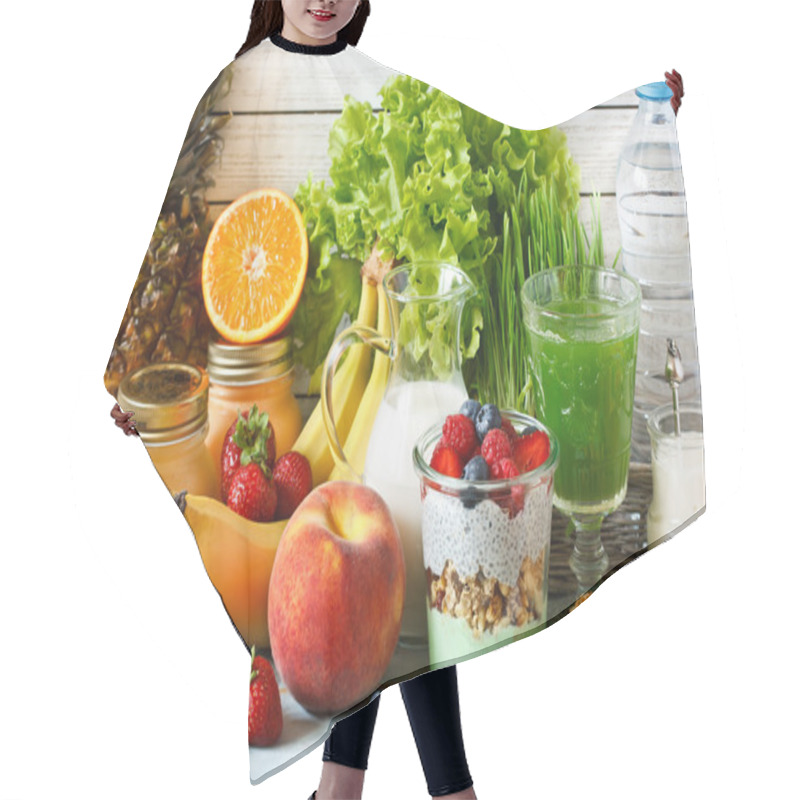 Personality  Superfood. Hair Cutting Cape