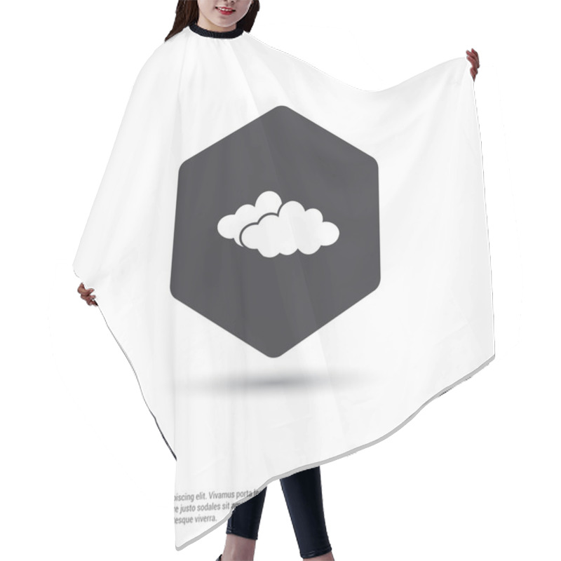 Personality  Weather Clouds Icon Hair Cutting Cape