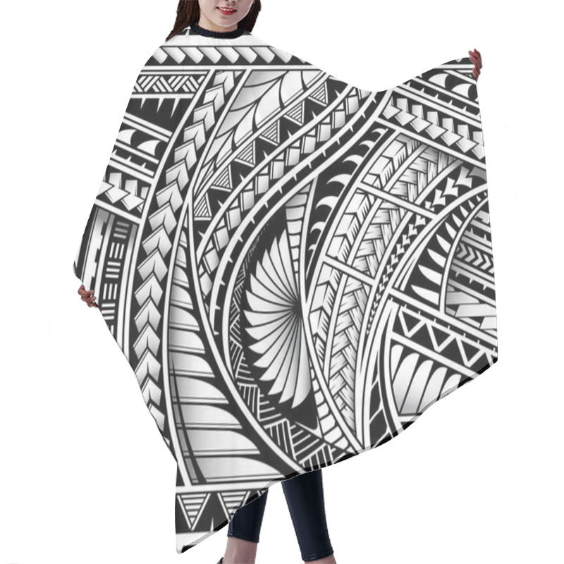 Personality  Tribal Style Half Sleeve Hair Cutting Cape