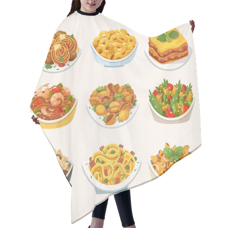 Personality  Kinds Of Pasta Dishes Hair Cutting Cape