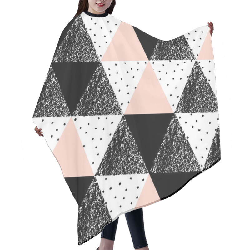 Personality  Abstract Geometric Pattern Hair Cutting Cape