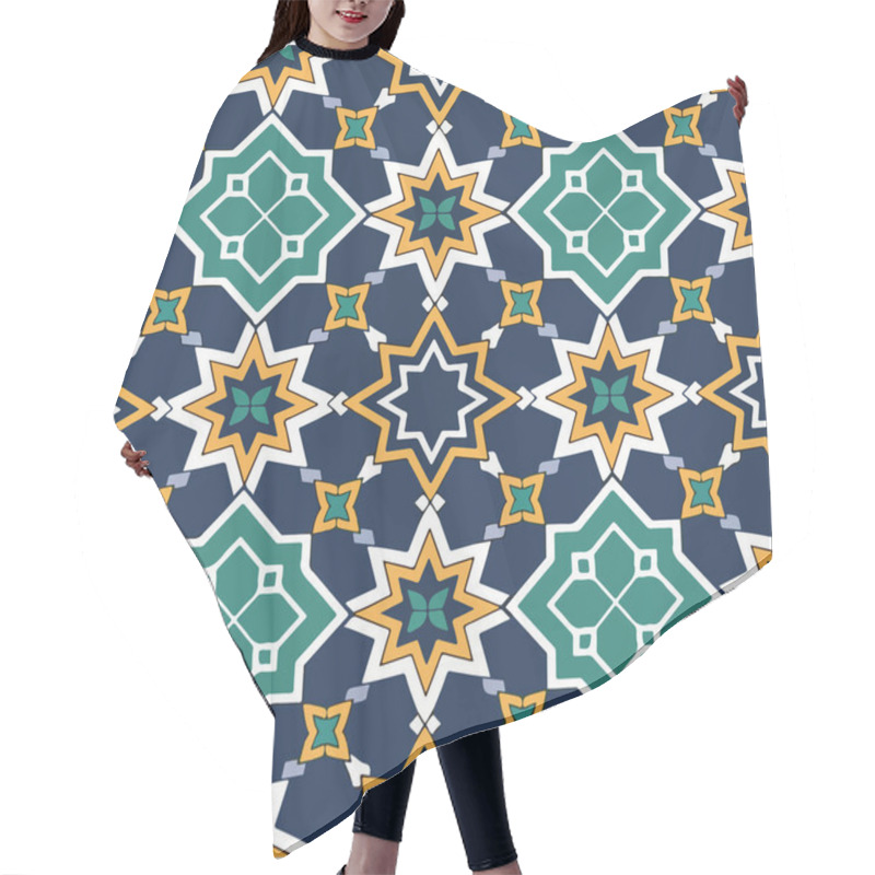 Personality  The Precision Of Persian Geometric Art. Hair Cutting Cape