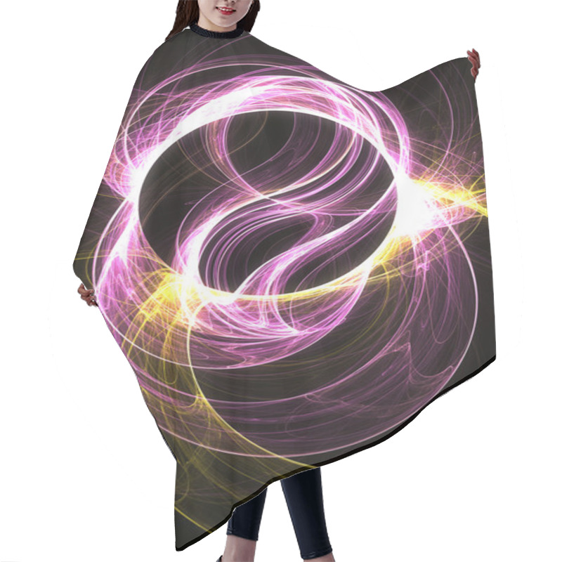 Personality  Swirling Light Hair Cutting Cape