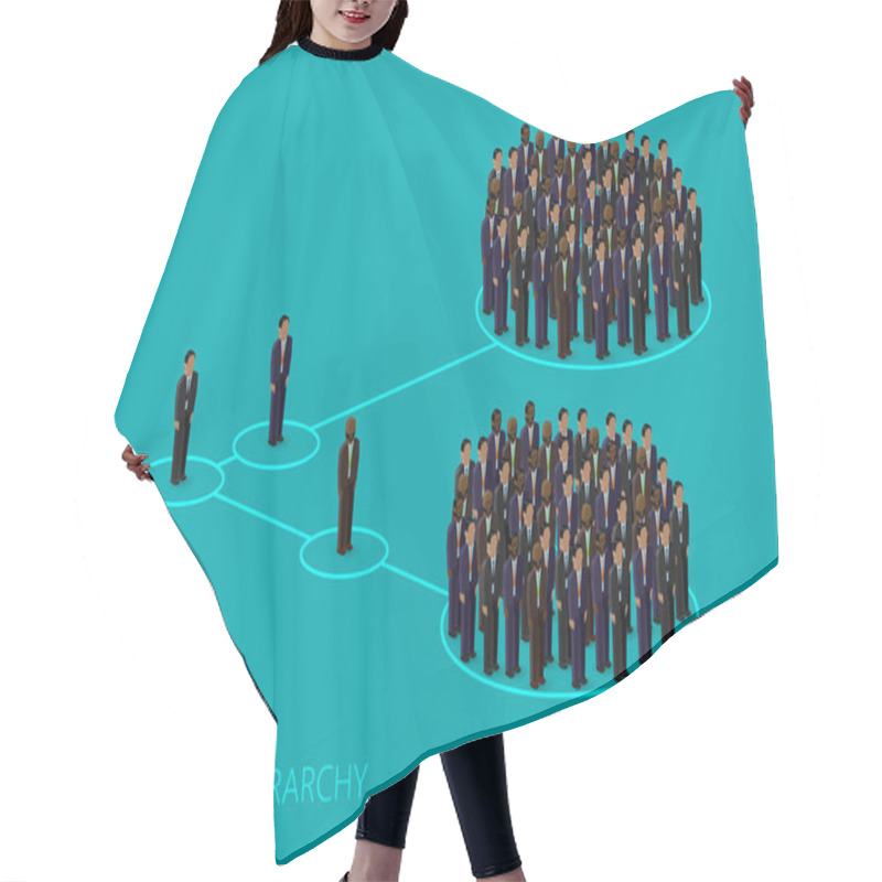 Personality  Corporate Hierarchy Struct Hair Cutting Cape