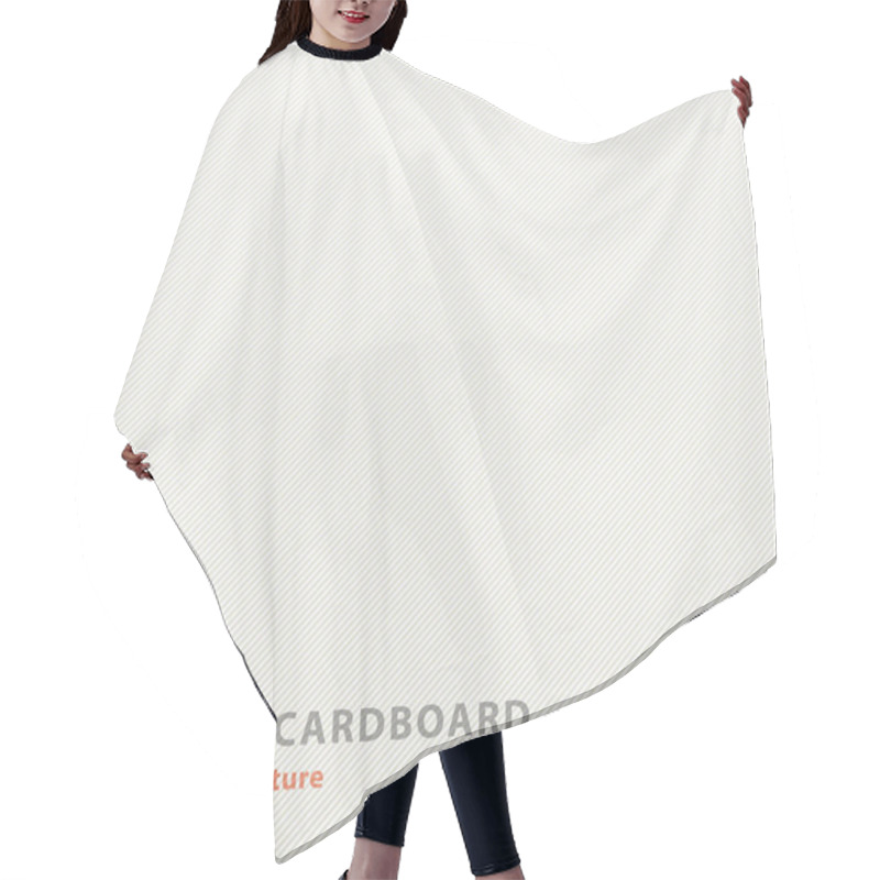 Personality  Cardboard Pattern Vector Hair Cutting Cape