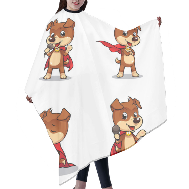 Personality  Superhero Puppy Dog 01 Hair Cutting Cape