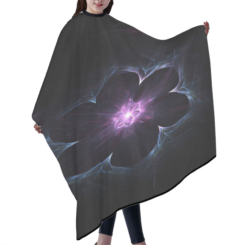 Personality  Abstract Fractal Flower Hair Cutting Cape