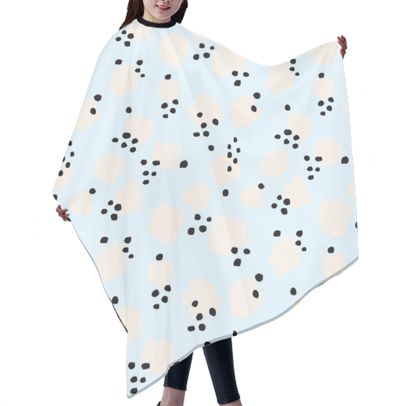 Personality  Simple Pattern With Hand Drawn Dots Hair Cutting Cape