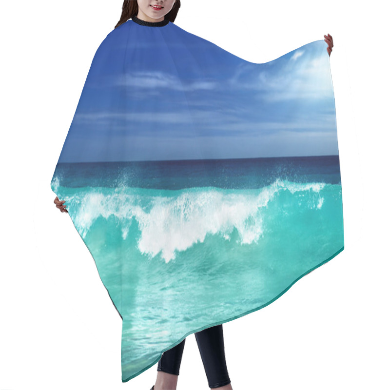 Personality  Wave On The Beach Hair Cutting Cape