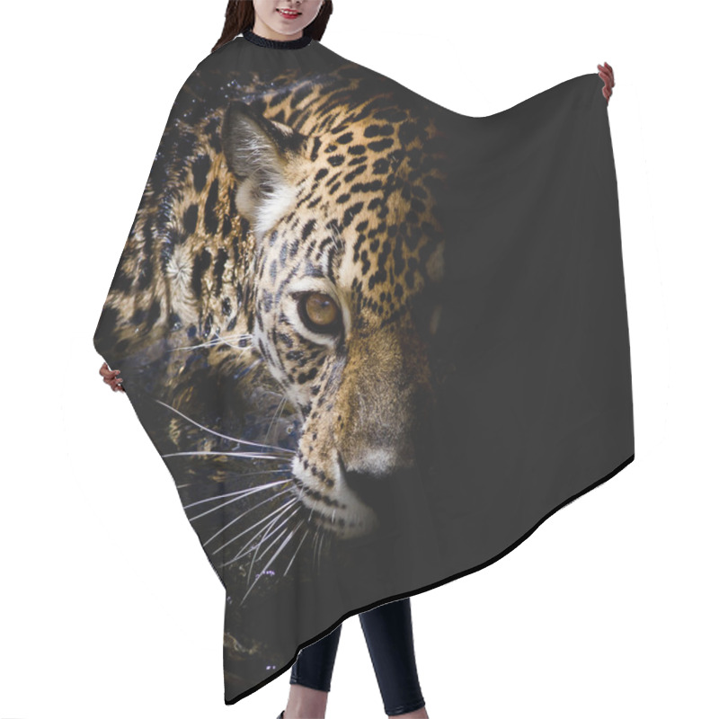 Personality  Jaguar Portrait Hair Cutting Cape