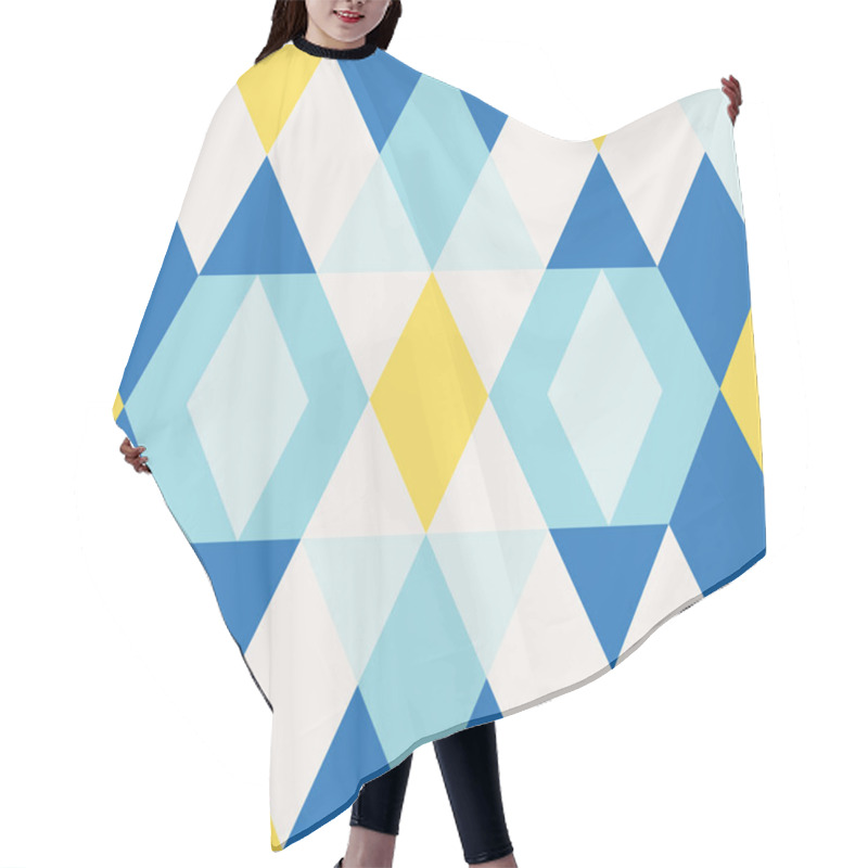 Personality  Abstract Geometrical Pattern Hair Cutting Cape