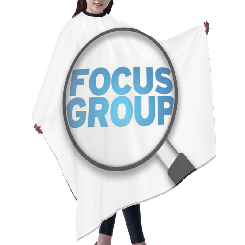 Personality  Magnifying Glass - Focus Group Hair Cutting Cape