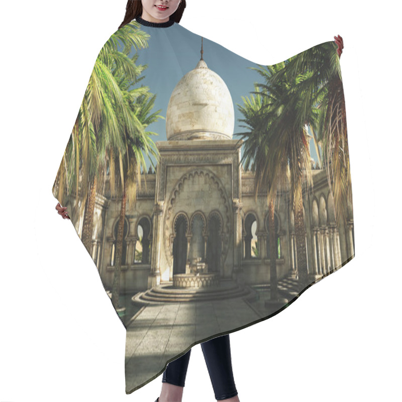 Personality  Magical Arabia, 3d CG Hair Cutting Cape