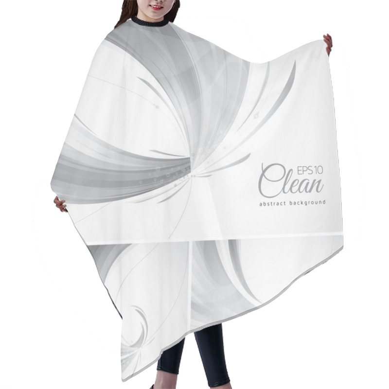 Personality  Clean Abstract Background 1 Hair Cutting Cape