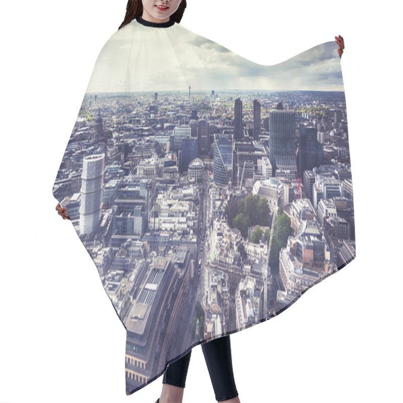 Personality  Panorama Of London City  Hair Cutting Cape