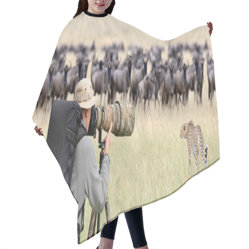 Personality  Professional Wildlife Photographer Hair Cutting Cape