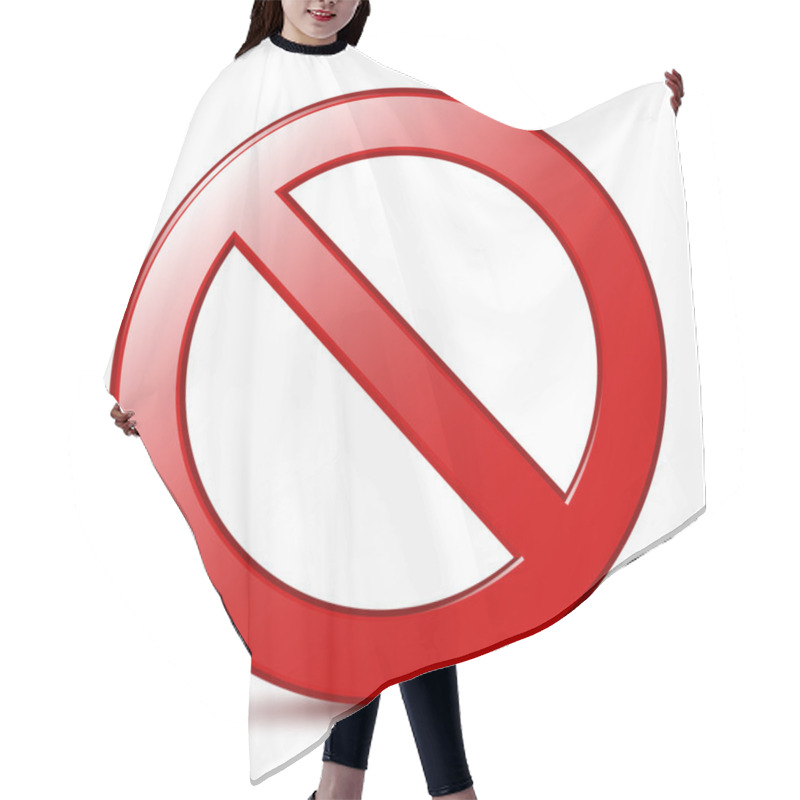 Personality  No Sign. Vector Hair Cutting Cape