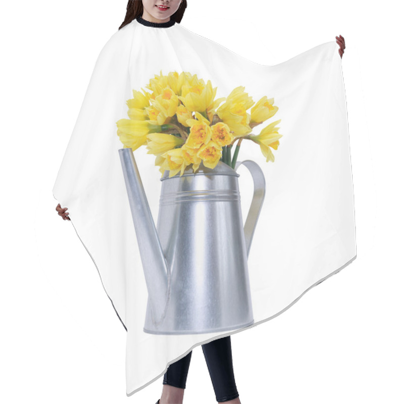 Personality  Flowers In Watering Can Hair Cutting Cape