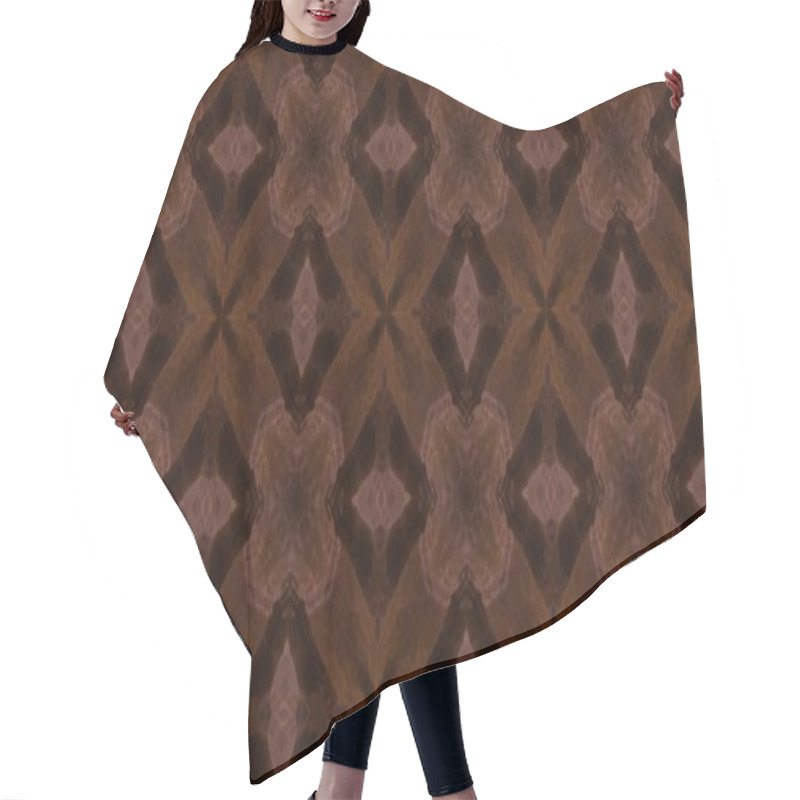 Personality  Seamless Pattern With Geometric Shapes Hair Cutting Cape