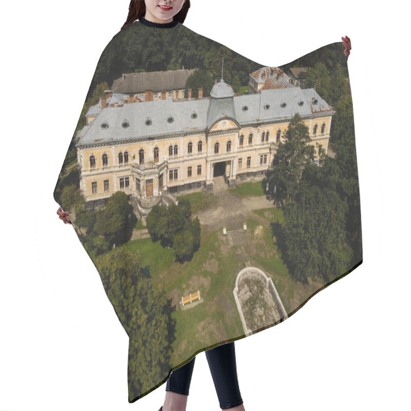 Personality  Aerial View Groedl Neo Baroque Style Palace In Skole Hair Cutting Cape