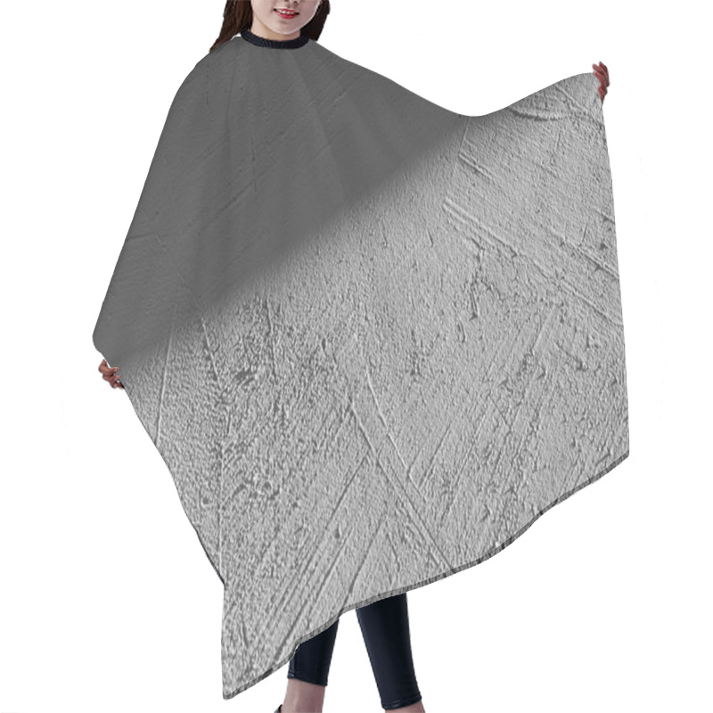 Personality  Concrete Wall Background Hair Cutting Cape