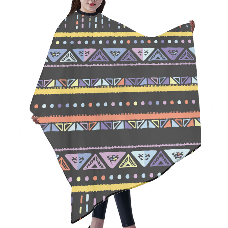 Personality  Geometric Decorative Seamless Pattern Hair Cutting Cape