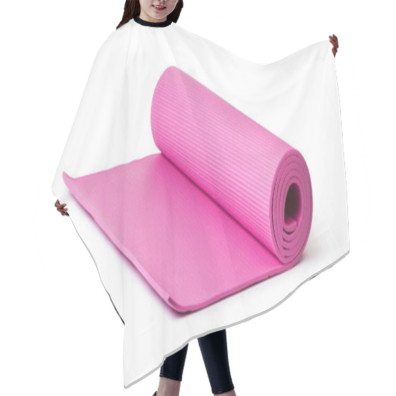 Personality  Pink Yoga Mat Hair Cutting Cape