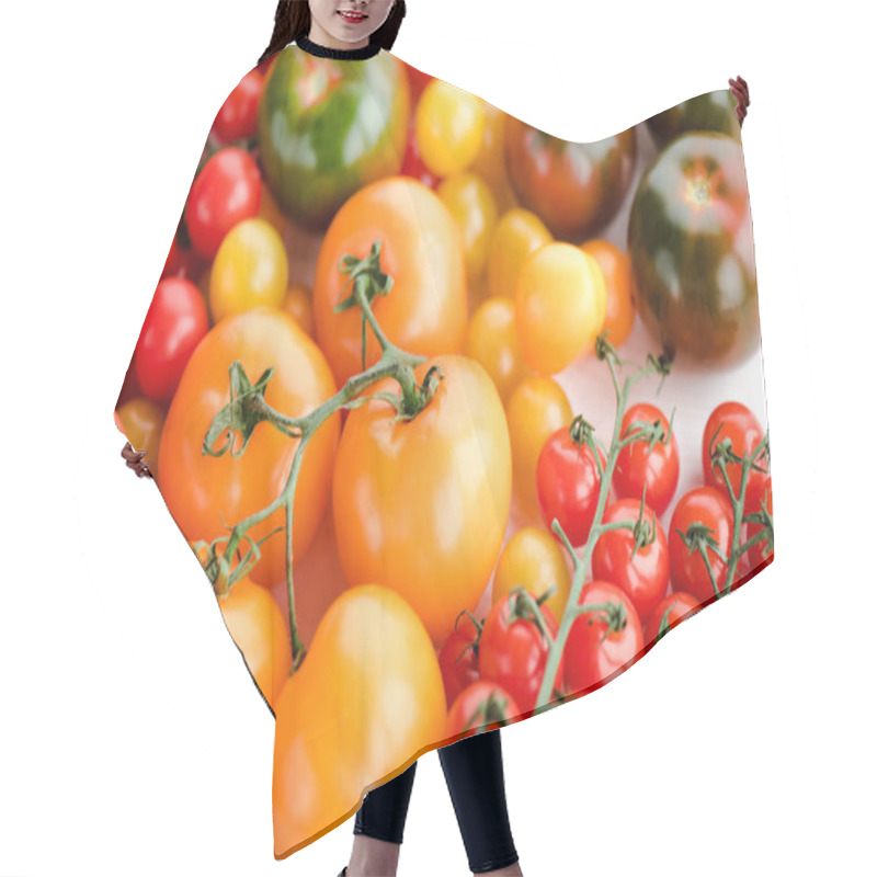 Personality  Fresh Ripe Tomatoes     Hair Cutting Cape