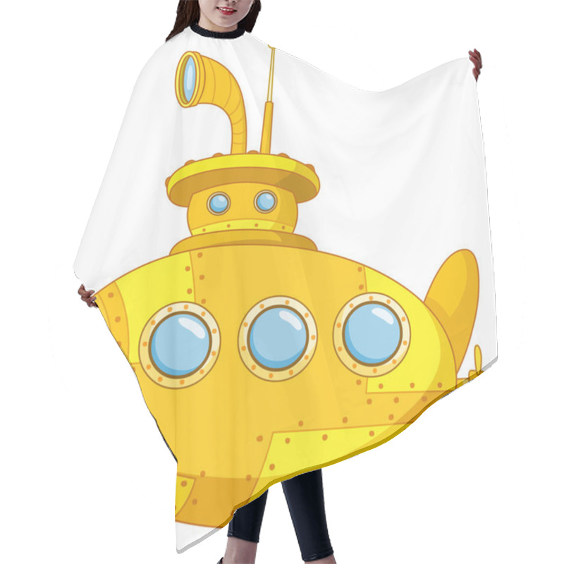 Personality  Submarine Hair Cutting Cape