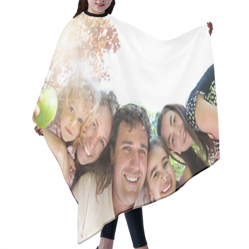 Personality  Happy Family Hair Cutting Cape