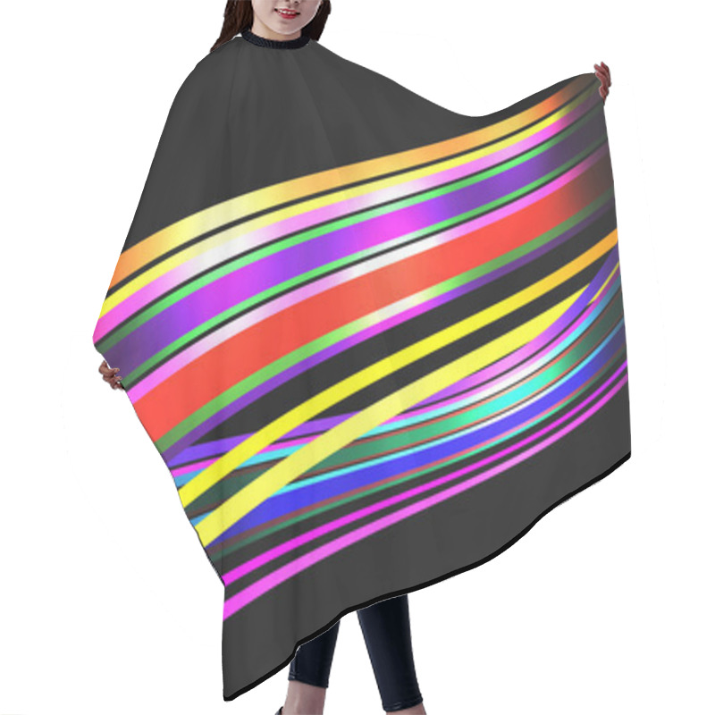 Personality  Elegant Stripes And Lines Background Design With Space For Your Hair Cutting Cape