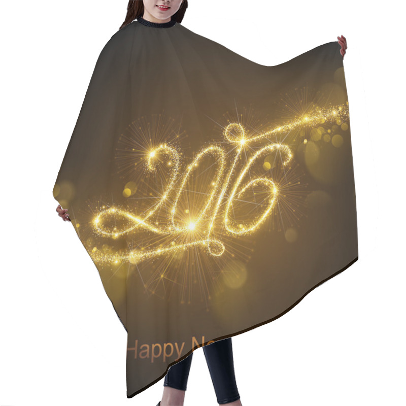 Personality  New Year 2016 Fireworks Hair Cutting Cape