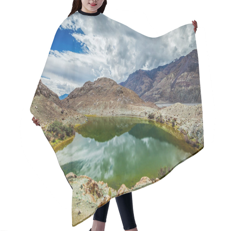 Personality  Sacred Lake Lohan Tso In Himalayas Hair Cutting Cape