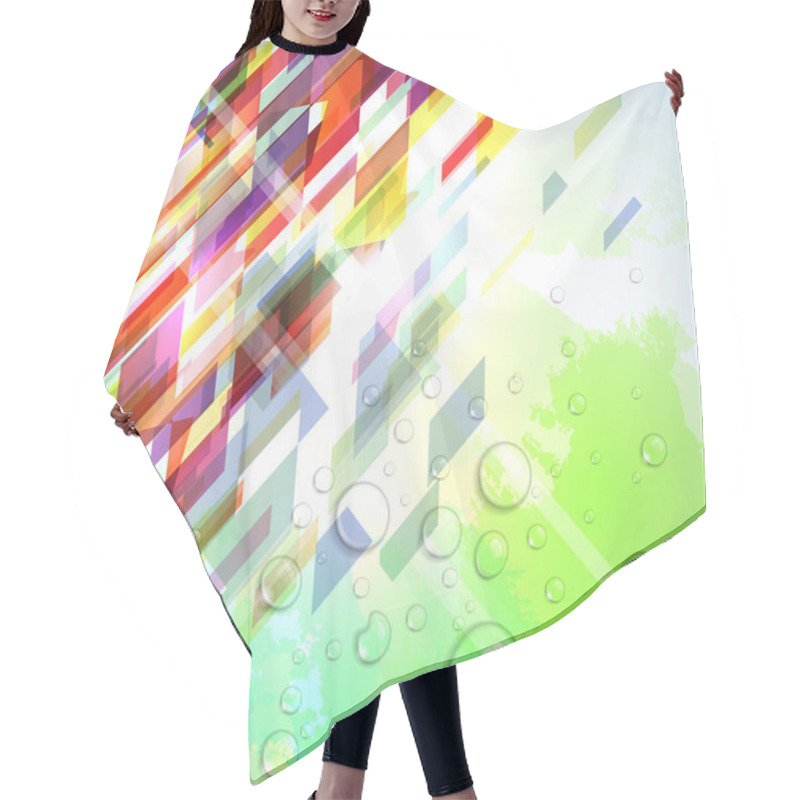 Personality  Abstract Background Hair Cutting Cape