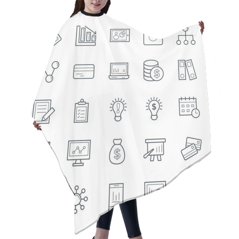 Personality  Business Cool Vector Icons 4 Hair Cutting Cape