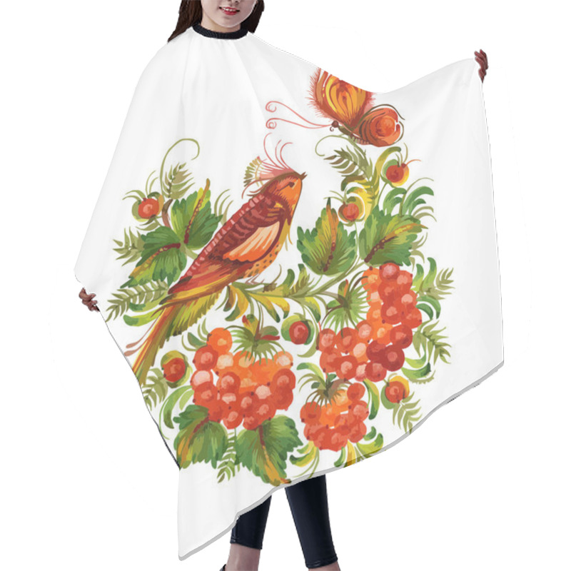 Personality  Bird And Butterfly Hair Cutting Cape