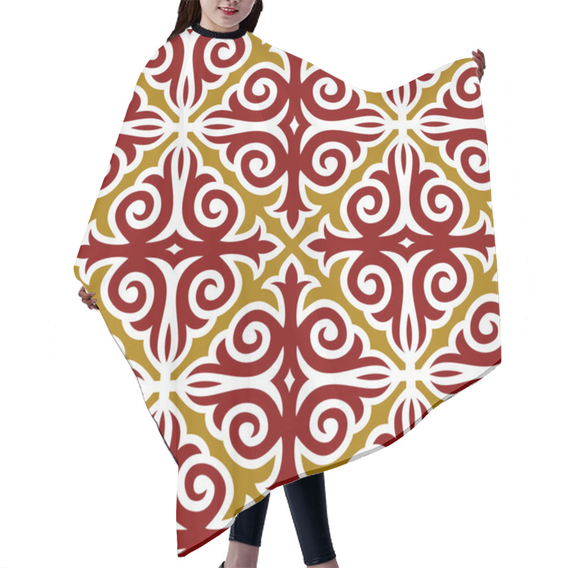 Personality  Oriental Pattern, Seamless Texture Hair Cutting Cape