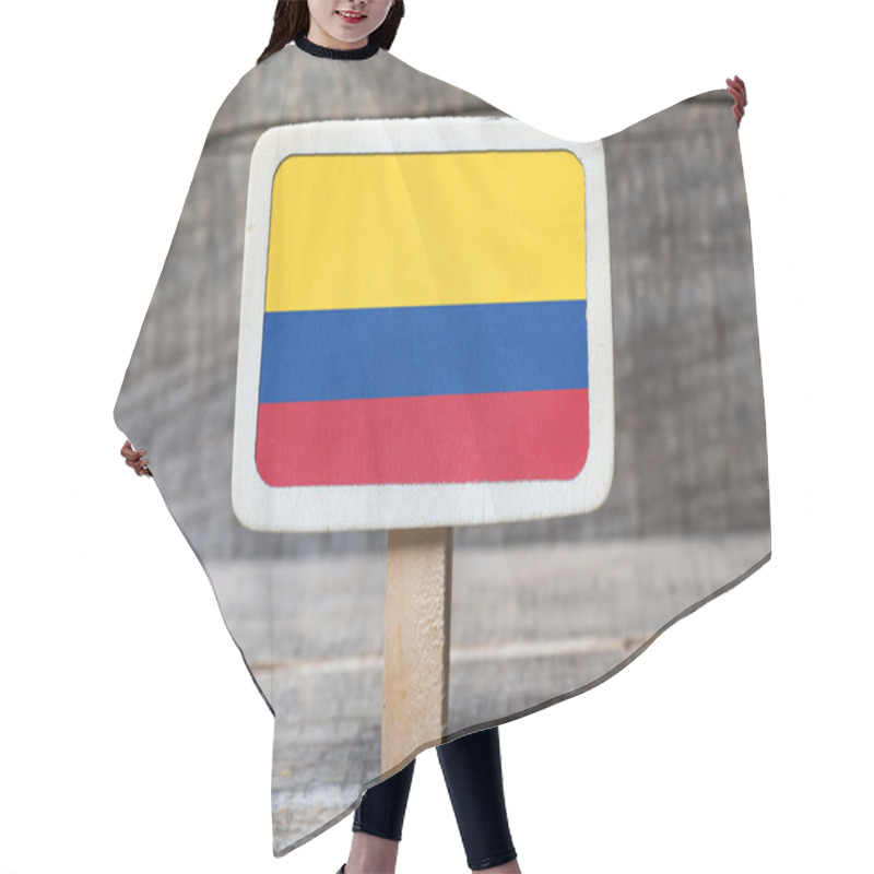 Personality  Colombia Flag Hair Cutting Cape