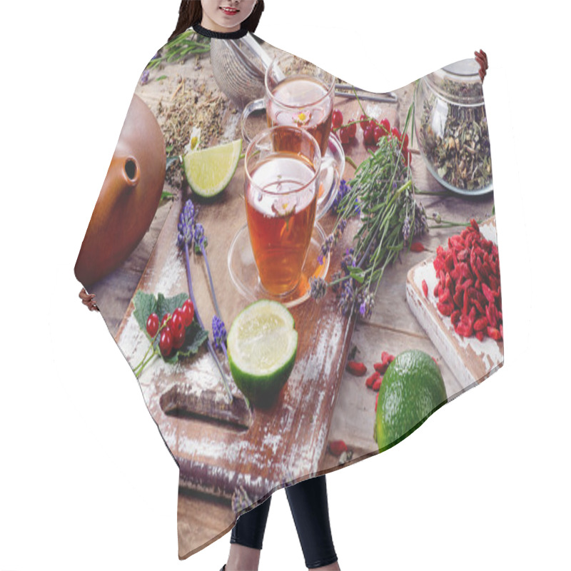 Personality  Herbal Tea With Herbs   Hair Cutting Cape