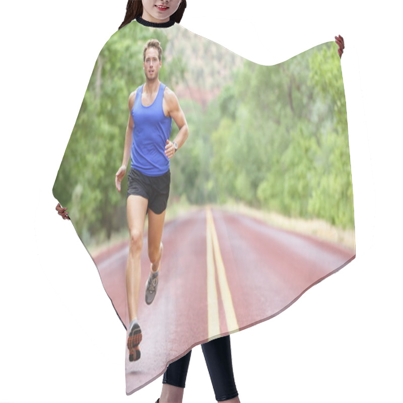 Personality  Running Athlete Man Hair Cutting Cape