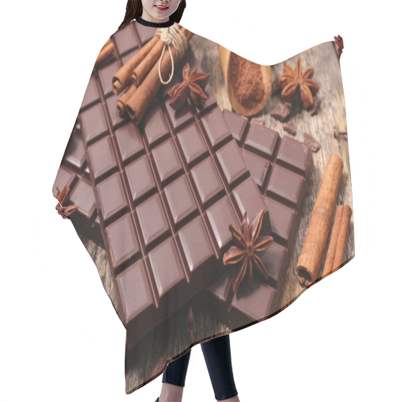 Personality  Chocolate Bar And Spice Hair Cutting Cape