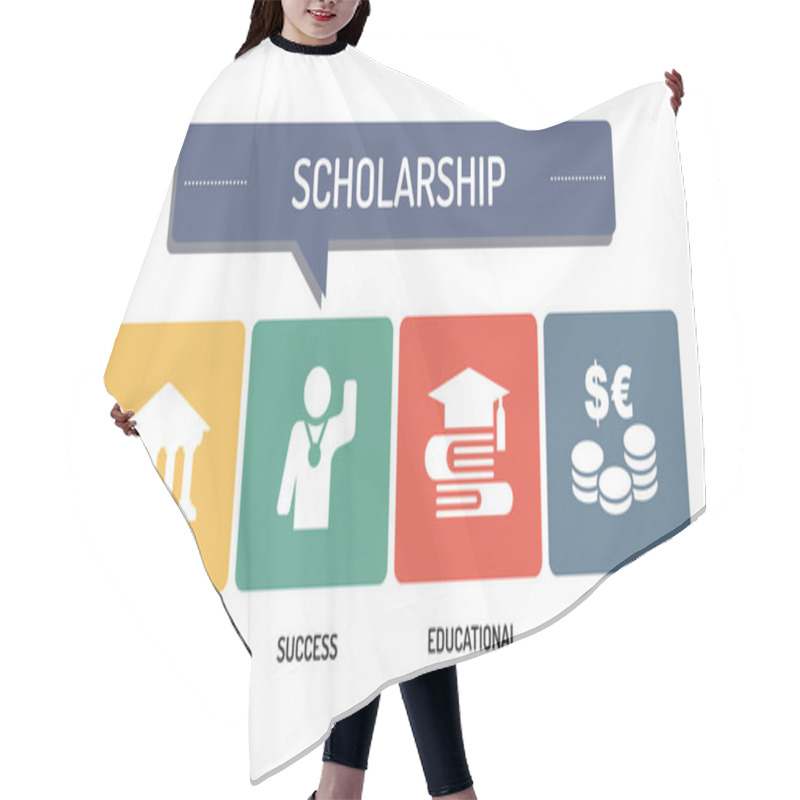 Personality  SCHOLARSHIP - ICON SET Hair Cutting Cape