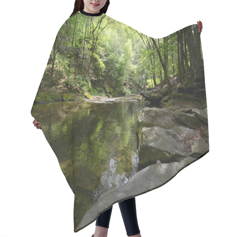 Personality  Peekamoose Blue Hole Swimming Hole In The Catskill Mountains Of Upstate New York Hair Cutting Cape