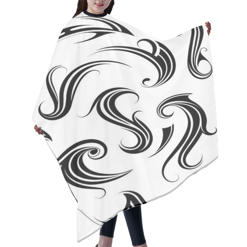 Personality  Graphic Design Elements Hair Cutting Cape