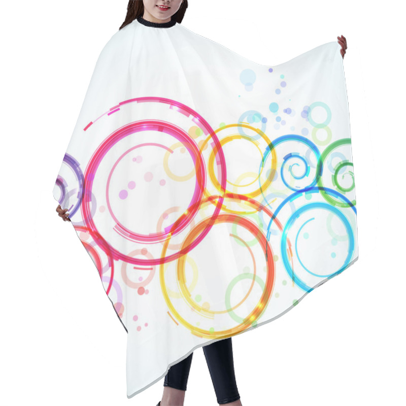 Personality  Abstract Background  Hair Cutting Cape