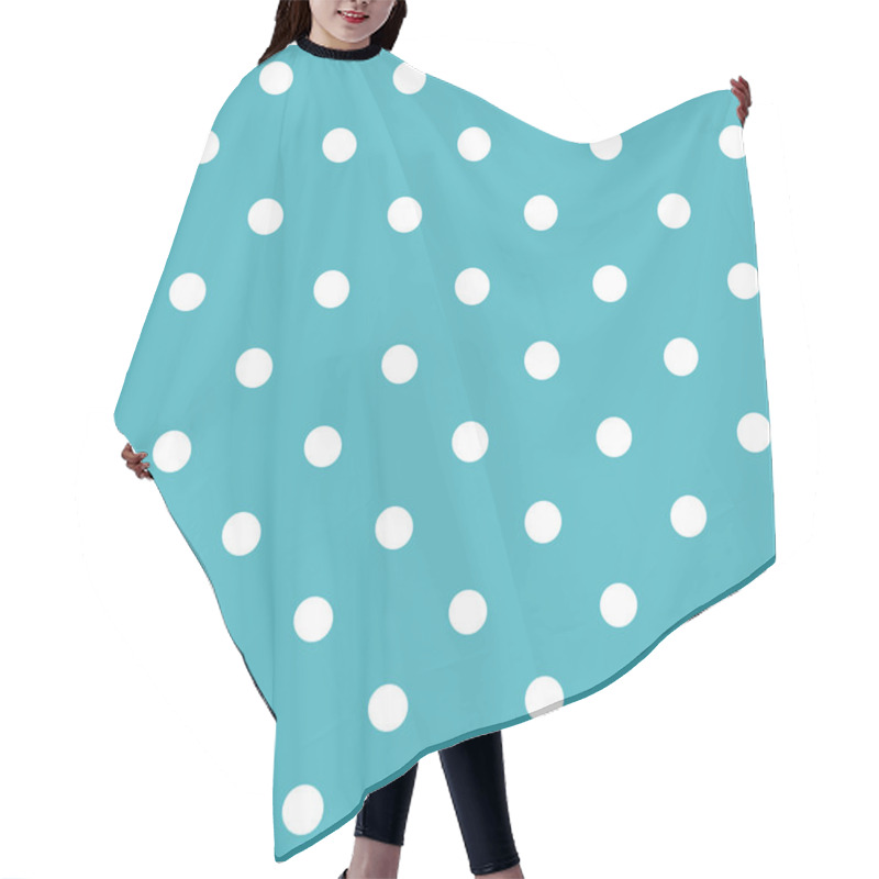 Personality  Polka Dot Pattern Hair Cutting Cape