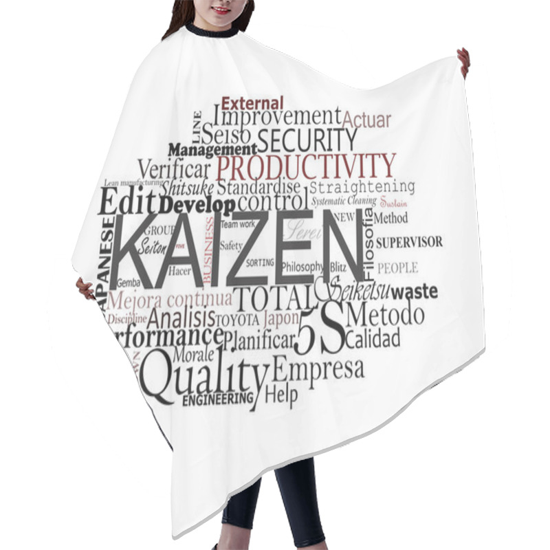 Personality  Kaizen Concept Hair Cutting Cape