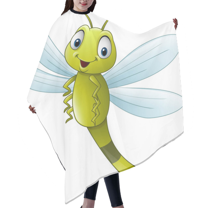 Personality  Cute Cartoon Dragonfly Hair Cutting Cape